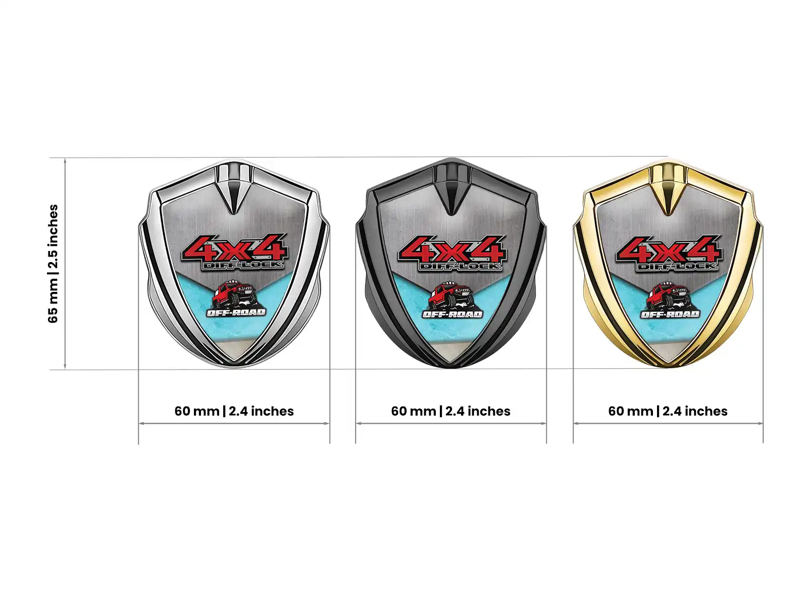 Domed Emblem Badge Customizable Force Pro